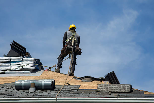 Professional Gutter Installation technician working in Granville, TN